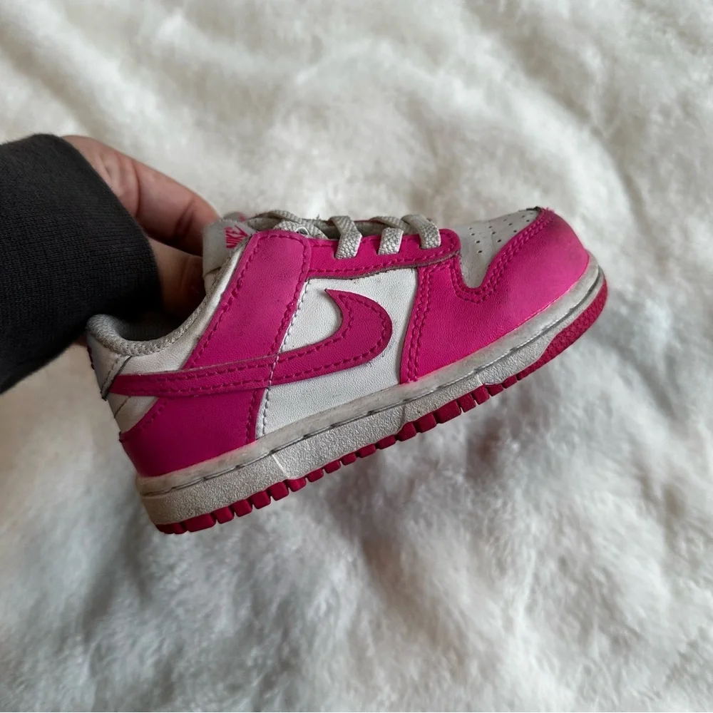 Nike Dunk Low Fuscia Toddler Size 7C
